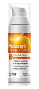 Vita Sciences Maxasorb Vitamin D3 Cream